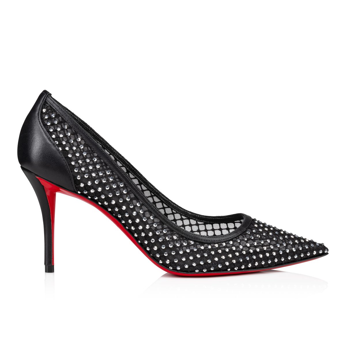 Christian Louboutin Store – Christian Louboutin apostropha mesh strass – 3240170b775 High Heels für höchsten Luxus