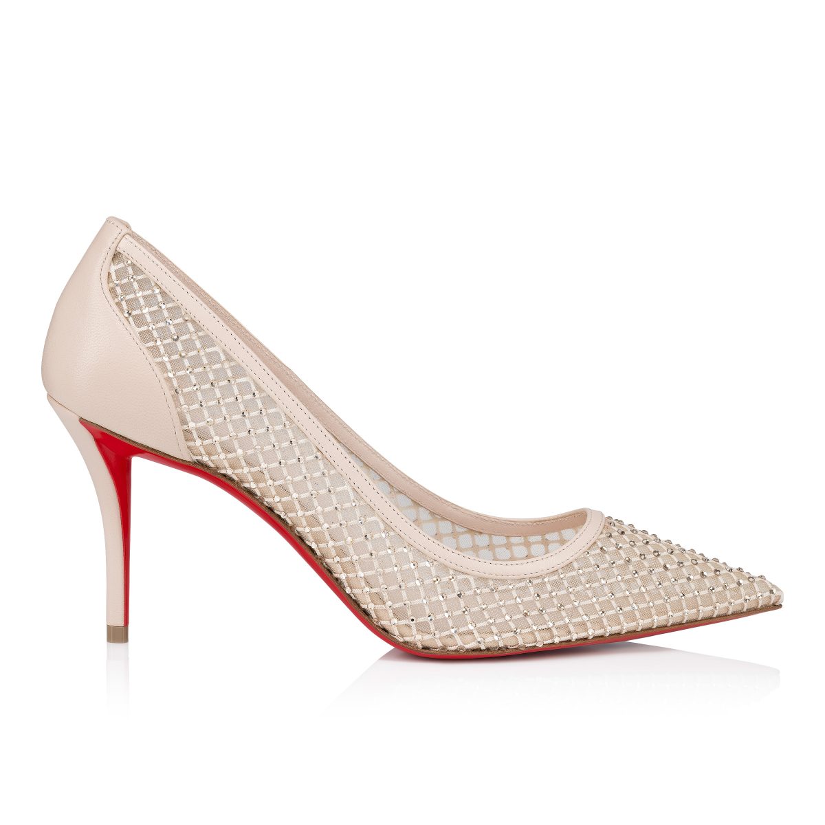 Christian Louboutin Store – Christian Louboutin apostropha mesh strass – 3240170f758 High Heels für höchsten Luxus