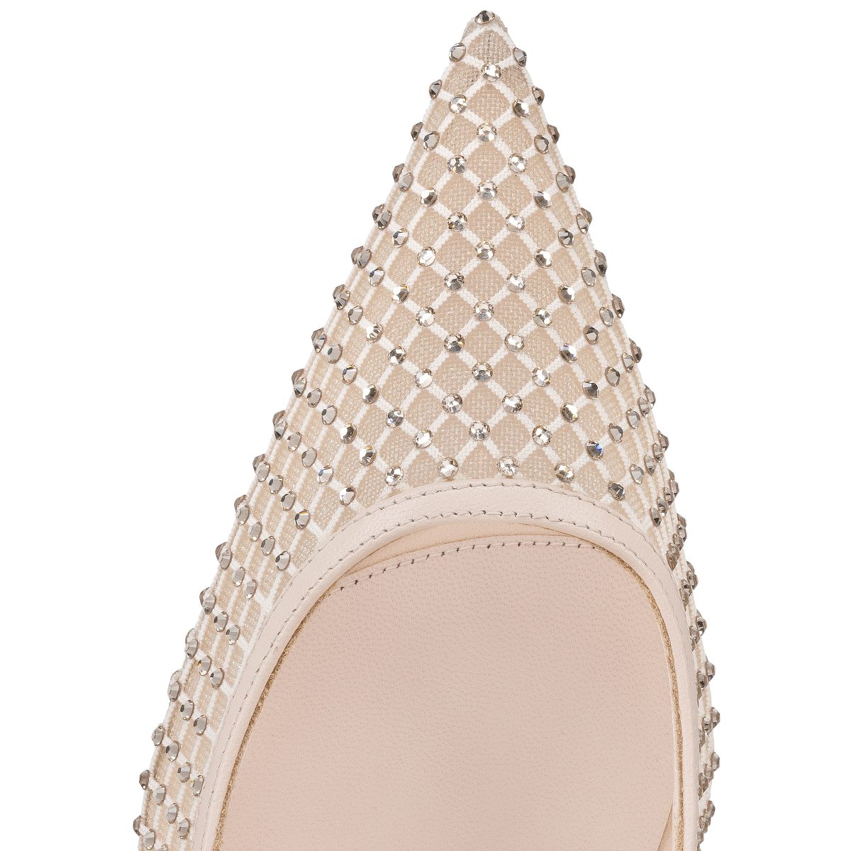 Christian Louboutin Store – Christian Louboutin apostropha mesh strass – 3240170f758 High Heels für höchsten Luxus