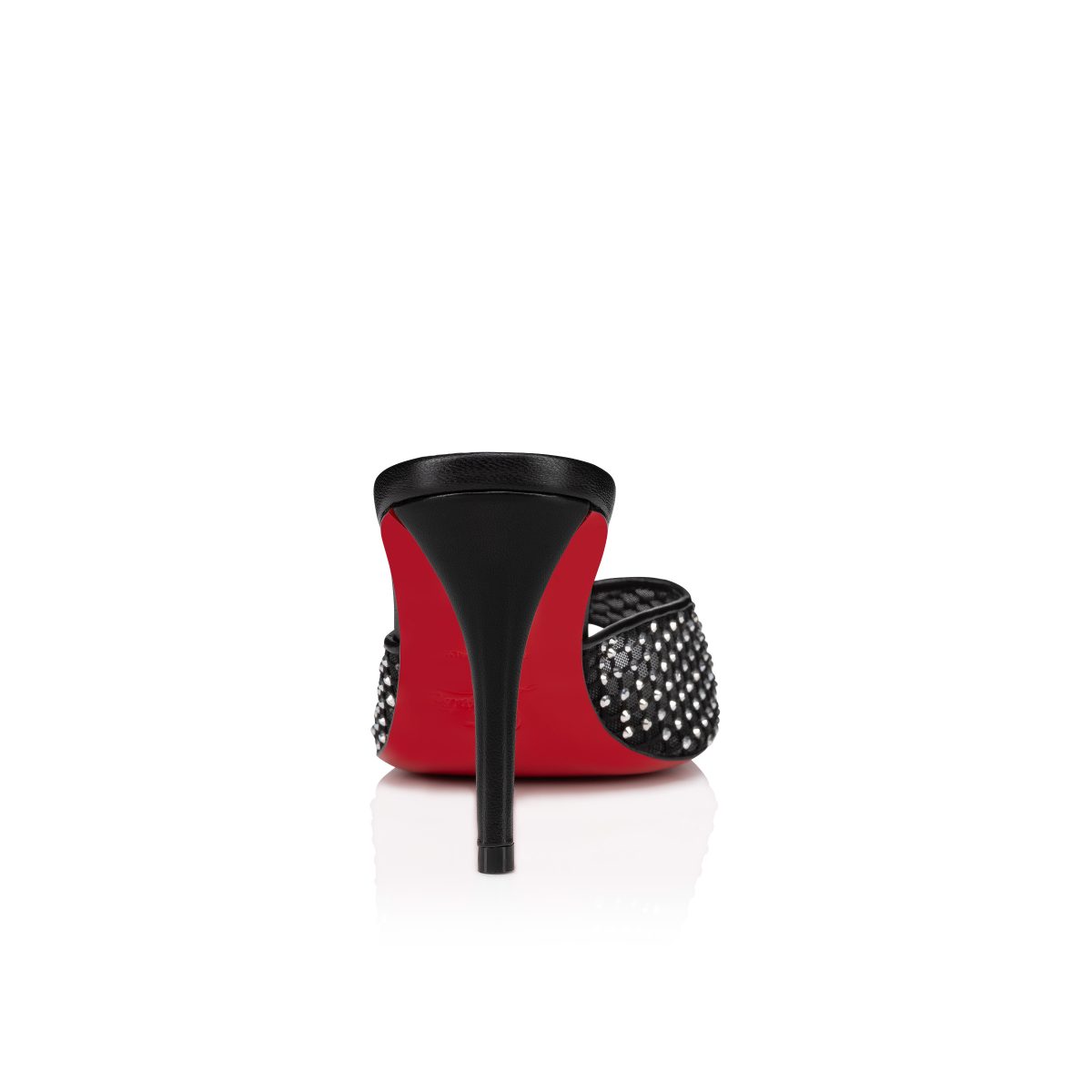 Christian Louboutin Store – Christian Louboutin apostropha mule mesh strass – 3240795b803 High Heels für höchsten Luxus