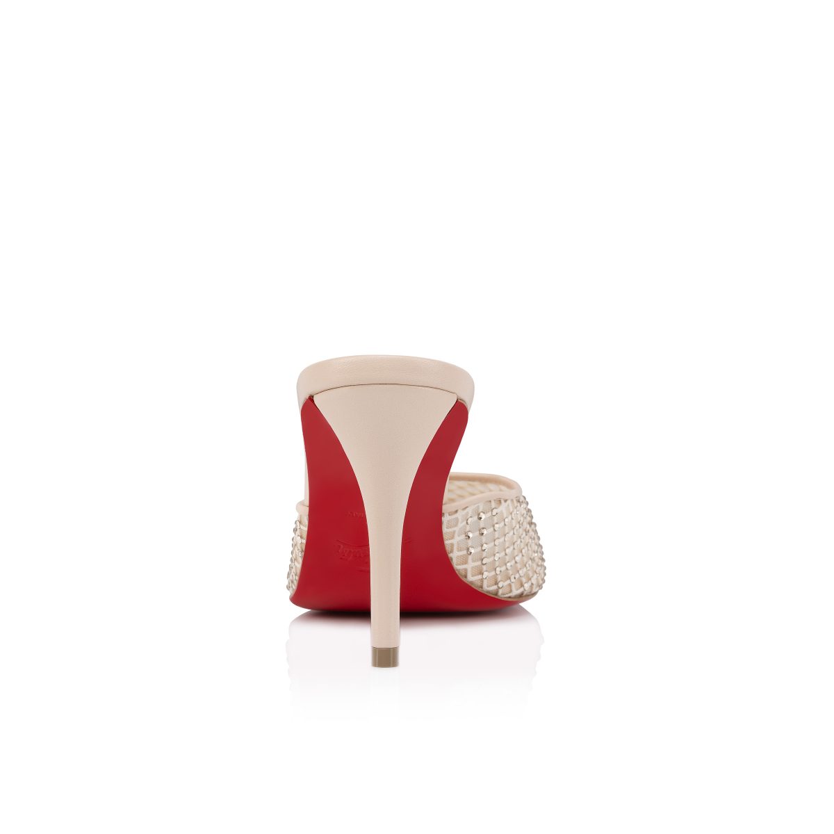 Christian Louboutin Store – Christian Louboutin apostropha mule mesh strass – 3240795f758 High Heels für höchsten Luxus