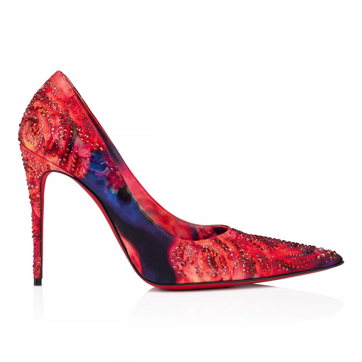 Christian Louboutin Store – Christian Louboutin kate max roses strass – 1250317j646 High Heels für höchsten Luxus