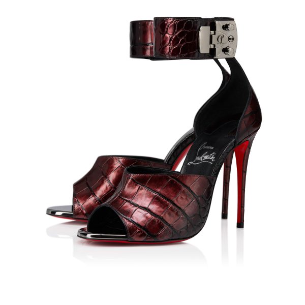 Christian Louboutin Store – Christian Louboutin lock me up sandal – 12501066829 High Heels für höchsten Luxus