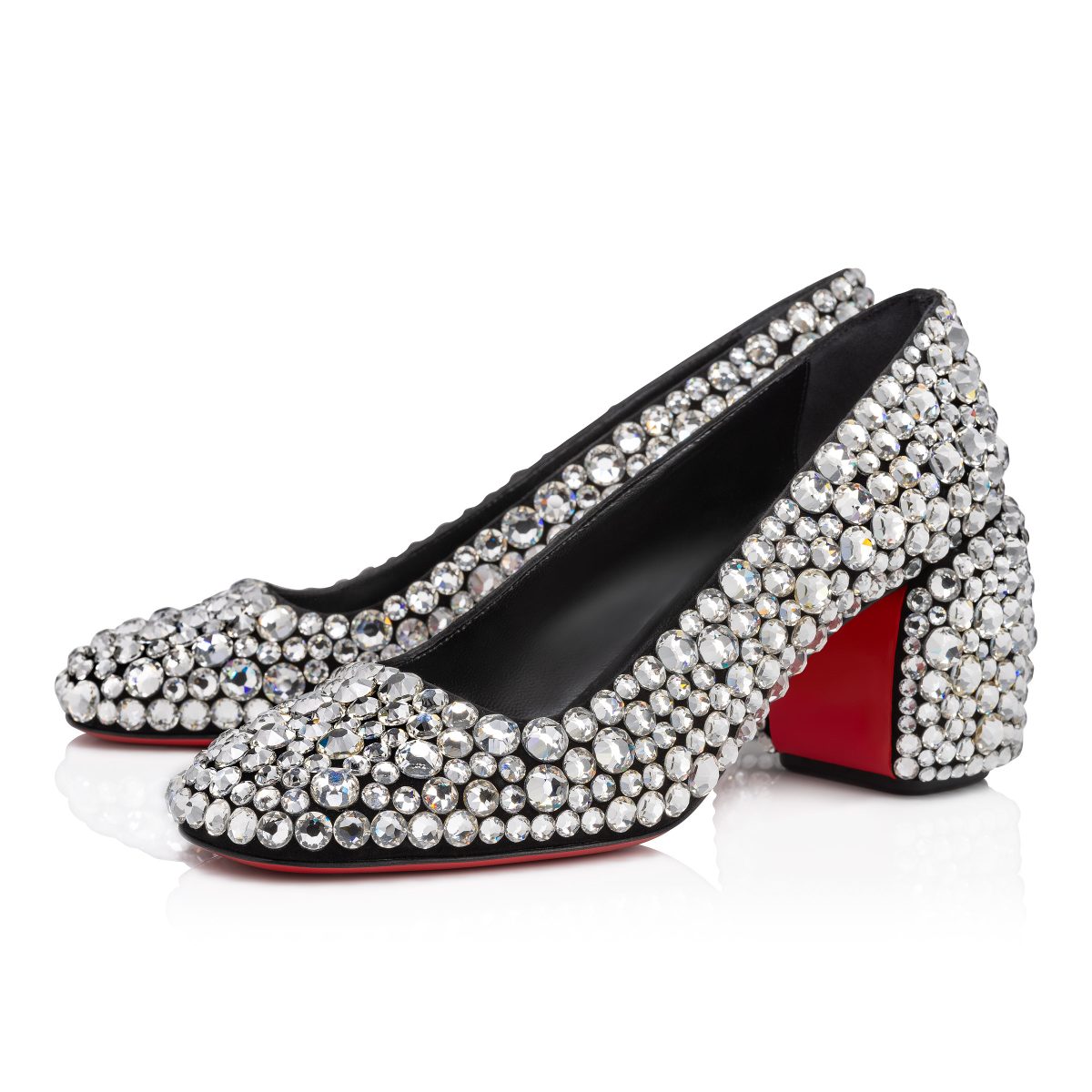 Christian Louboutin Store – Christian Louboutin minny maxi strass – 3240093t023 High Heels für höchsten Luxus