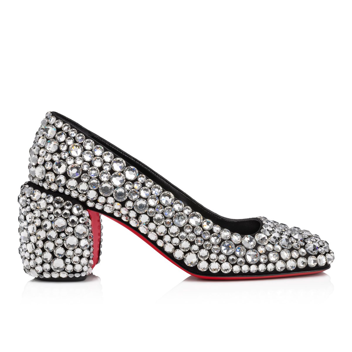 Christian Louboutin Store – Christian Louboutin minny maxi strass – 3240093t023 High Heels für höchsten Luxus