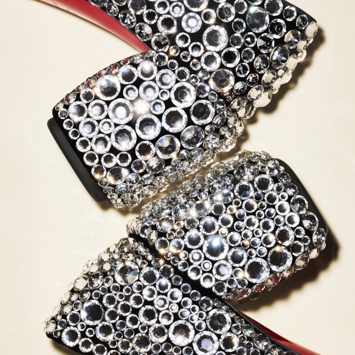 Christian Louboutin Store – Christian Louboutin minny maxi strass – 3240093t023 High Heels für höchsten Luxus