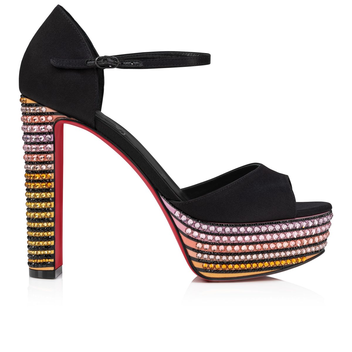 Christian Louboutin Store – Christian Louboutin sandaloo strass aftersun – 3240111t177 High Heels für höchsten Luxus