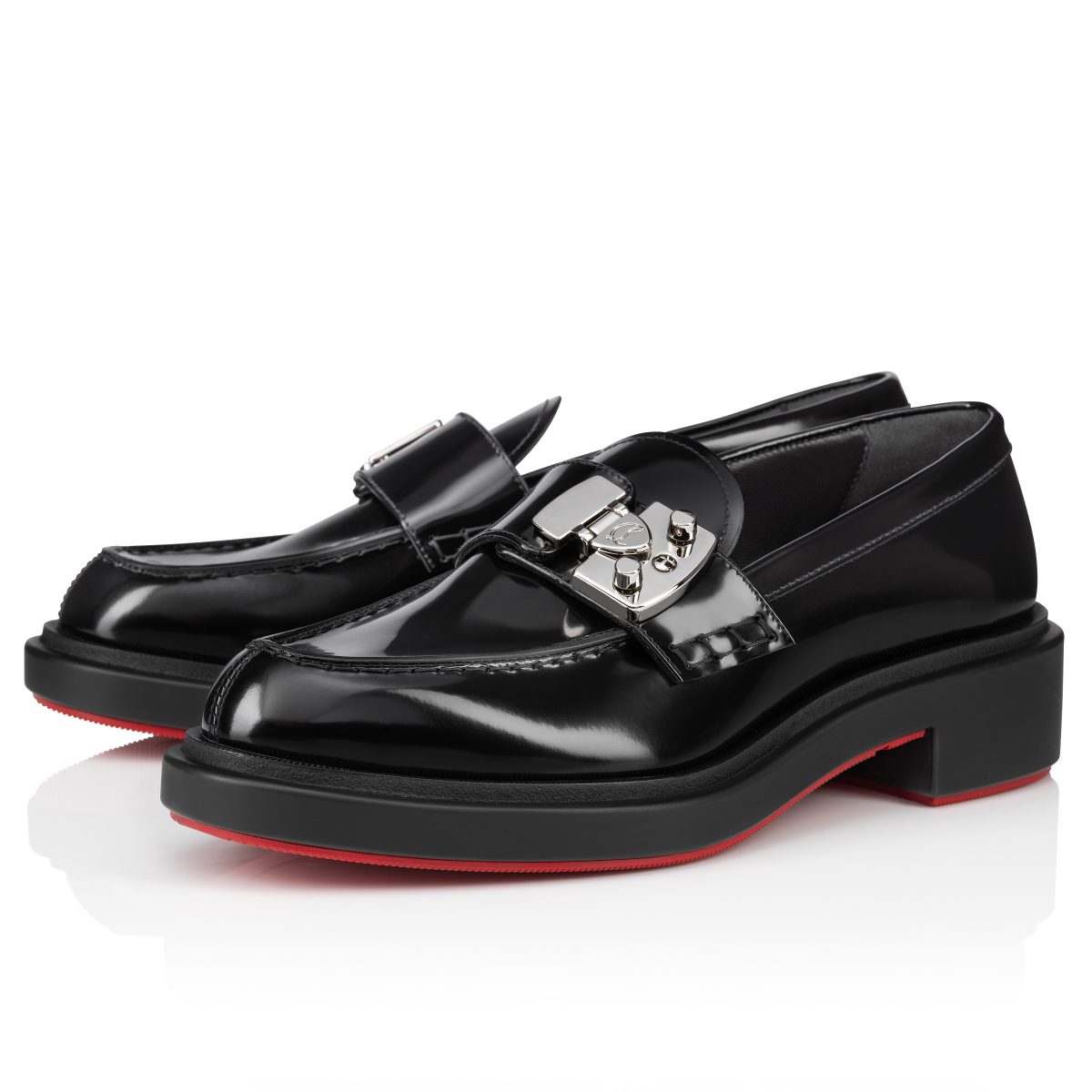Christian Louboutin Store – Christian Louboutin urban moc lock – 1250276bk01 High Heels für höchsten Luxus