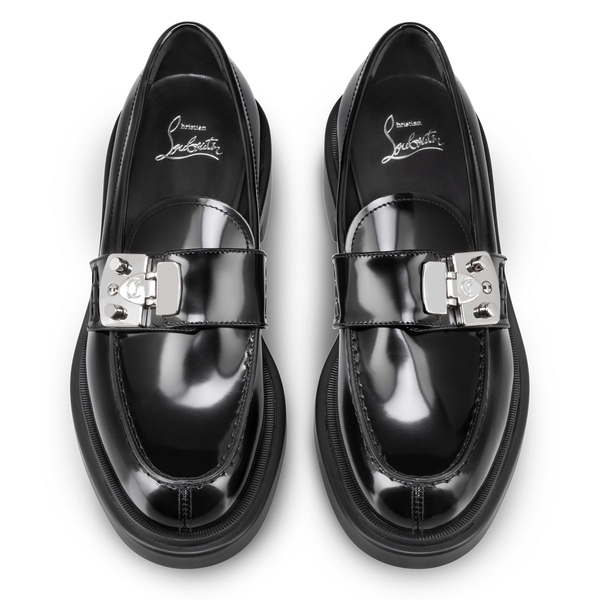 Christian Louboutin Store – Christian Louboutin urban moc lock – 1250276bk01 High Heels für höchsten Luxus